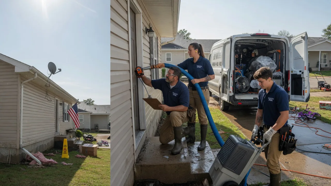 Ceiling Water Damage Restoration in North Salem, IN near me
